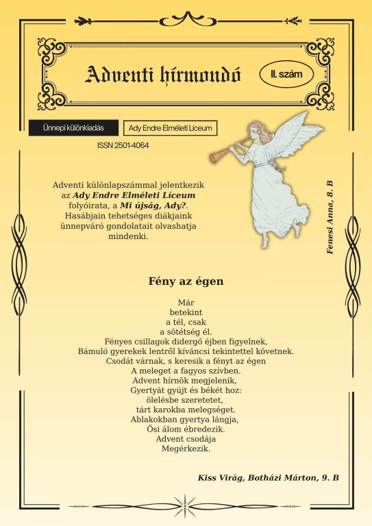 Adventi hírmondó II. szám
